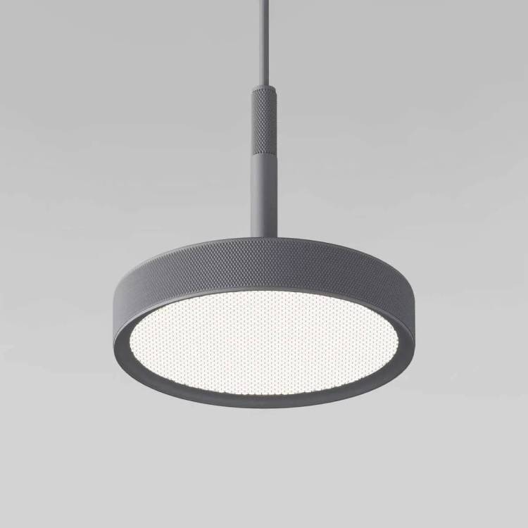 Подвесной светодиодный светильник Elektrostandard Plate 50260 LED 14W 4000K графит