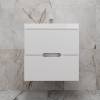 Тумба под раковину Style Line Матис 60 ЛС-00002444 подвесная, белая матовая, 60x57x45