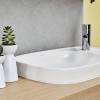 Раковина встраиваемая Sanitana Be You S10062216700000 с отверстием под смеситель справа, 60см, белая фото 3
