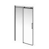 Душевая дверь Kerama Marazzi Cristallo CT.120.SD.BLK.M раздвижная, с функцией soft close, профиль матовый черный, 120х210