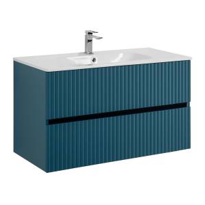 Тумба под раковину Art&Max Torino AM-TORINO-1000-2C-SO-AQ-P Аквамарин, 100x43.8x57