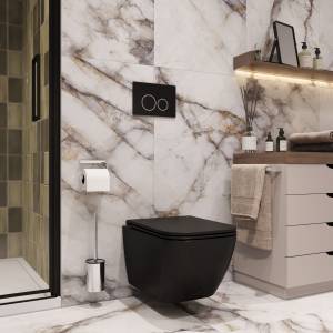 Унитаз подвесной Cerutti Spa Mimi Aria CT8920 черный