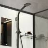Душевая кабина Niagara Standart ST90/15Q/BL/BK корпус черный матовый, стекло прозрачное, 90х90х200 фото 7