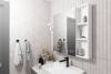 Зеркальный шкаф Моби Кларити 16.312.03 00-00166424 белый фото 2