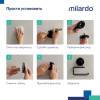 Держатель туалетной бумаги Milardo Easy EASBWS0M43, черный матовый фото 8