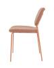 Стул Stool Group Gigi DRC-9155-B URL426-5 Dark Red-1 коричневый, розовые ножки фото 3