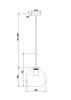 Подвесной светильник Freya Modern FR8002PL-01BS фото 3