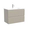 Тумба с раковиной Sancos Snob R Beige Soft, 70x52