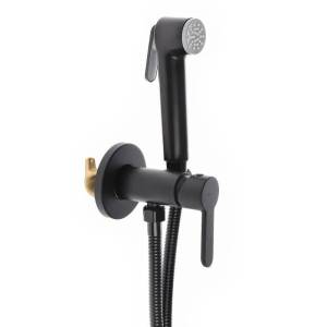 Гигиенический душ Agger Gorgeous A0270044 с внутренней частью, со смесителем, черный