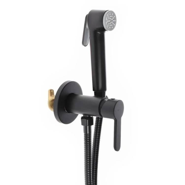 Гигиенический душ Agger Gorgeous A0270044 с внутренней частью, со смесителем, черный