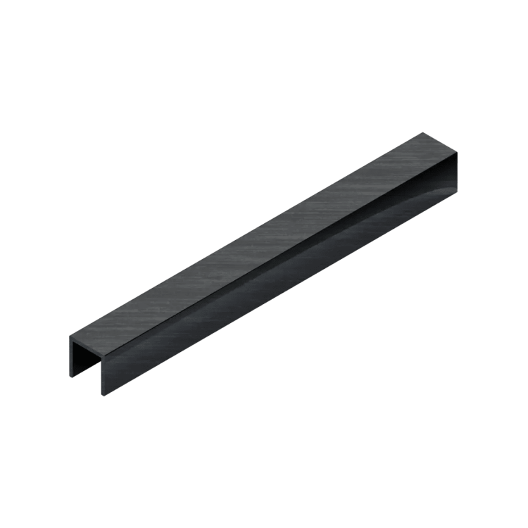 Профиль П-образный Neexy pv85-46 BBL-D черный блестящий браш 270x0.6x1