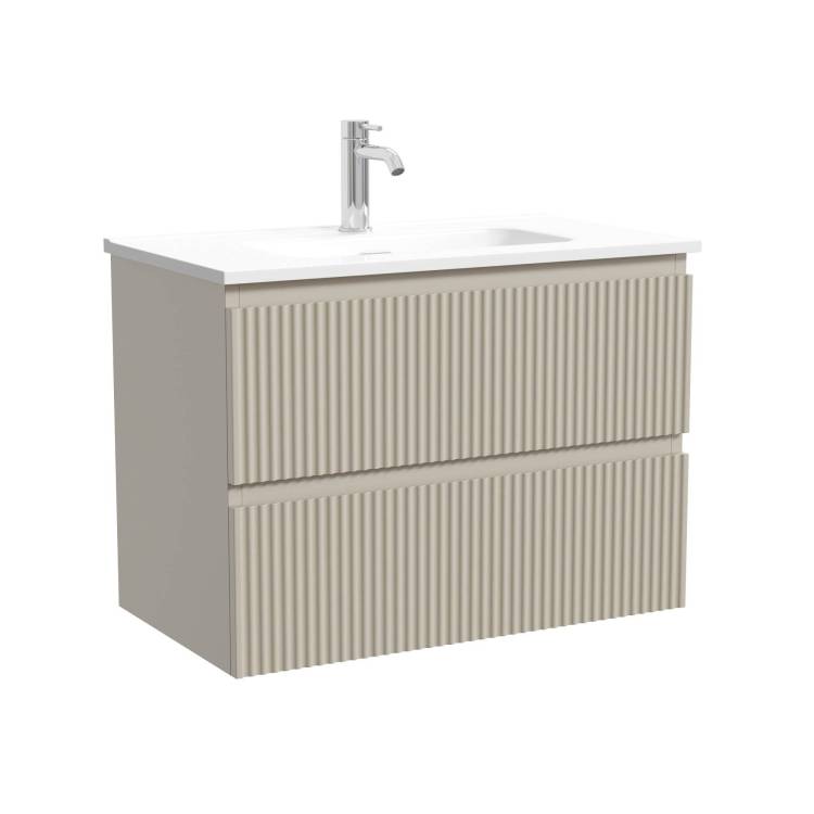 Тумба с раковиной Sancos Snob R Beige Soft, 70x52