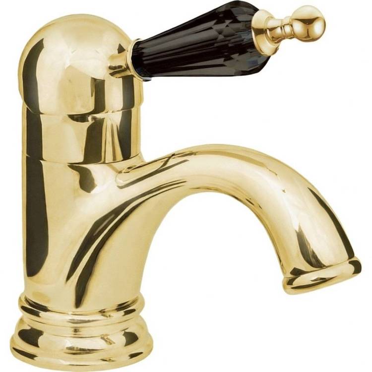 Смеситель для раковины Boheme Tradizionale Nero 251 золотой