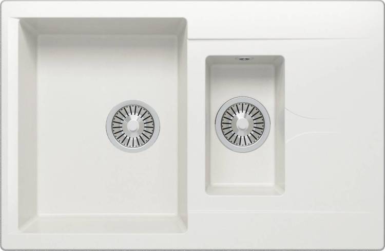 Кухонная мойка Polygran Brig BRIG-770 473400 Белый хлопок 50x77
