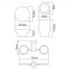 Держатель со стаканом и мыльницей Wasserkraft K-24226 хром фото 3