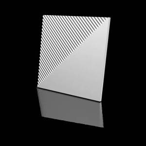 Дизайнерская панель Artpole GD-0008-3 Fields-3 Platinum глянец 60x2.3x60