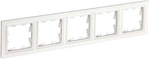 Рамка 5-постовая IEK Brite BR-M52-K01 белый