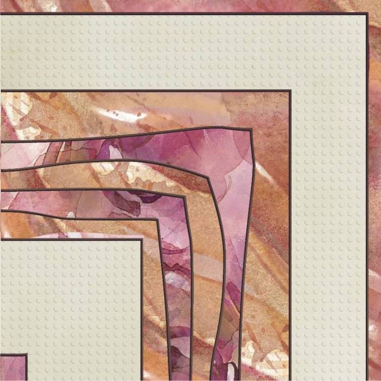 Декор Europa Ceramica Melisa Acuarela Esquina 22.5x22.5