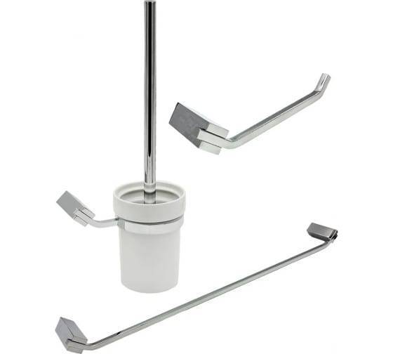 Набор аксессуаров для ванны Bath Plus Terra C-510-4 хром, белый