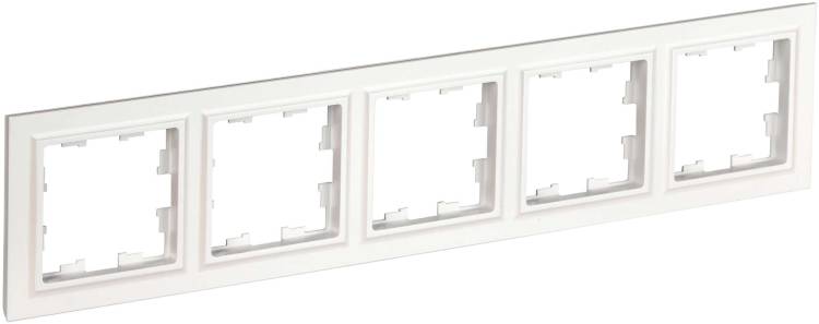 Рамка 5-постовая IEK Brite BR-M52-K01 белый