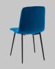 Стул Stool Group Одди AV 406N-Cbl-KP3-08 синий, велюр фото 7