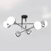 Большая потолочная люстра Eurosvet Nuvola 70129/6 хром Smart