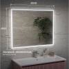 Зеркало Veneciana Alterno 610021 с подсветкой, бесконтактный выключатель, 80x100 фото 3