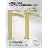 Смеситель для раковины Filarete Waterfall FL6010MG высокий, матовое золото фото 11