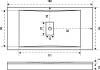 Поддон для душа Good Door Flow 160x70, с ножками и экраном фото 3