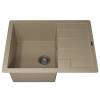 Мойка кухонная Uperwood Quartz UPD-03 3910202109 бежевая, 65x51