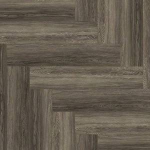 SPC Ламинат FLoorFactor Herringbone 5/34 4V HB.17 Brushed Smoke Oak 675x135