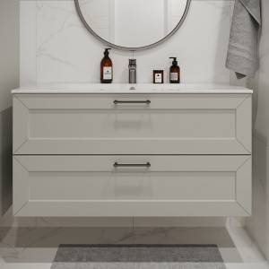 Тумба с раковиной Terminus Victoria VIC101202900301O белый, 120x62