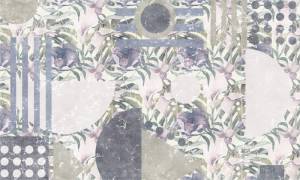 3D Фотообои Artegrafico «Цветочная геометрия» MN-019 канвас