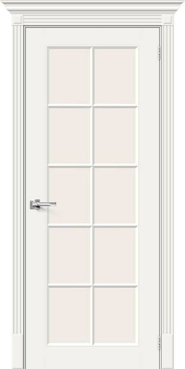 Межкомнатная дверь Bravo 013-0484 Скинни-11.1 Whitey 200x70