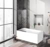 Шторка на ванну BelBagno UNO-V-1-90/150-C-NERO черный фото 2