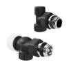 Набор термостатический осевой Royal Thermo Design НС-1640375 1/2" М30х1,5 Черный