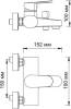 Смеситель для ванны с душем Wasserkraft Donau 5301 фото 11