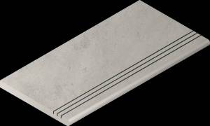 Ступень Italon Миллениум x2 620040000196 Сильвер закругленная грип 33x120