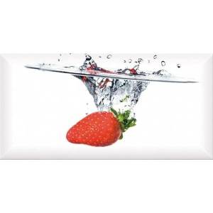 Декор Absolut Keramika Monocolor Decor Fresh Strawberry 10x20