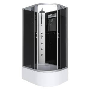 Душевая кабина Niagara Classic NG-2510-14LBKTG (1200x800x2100-2400) с высоким поддоном (40см)