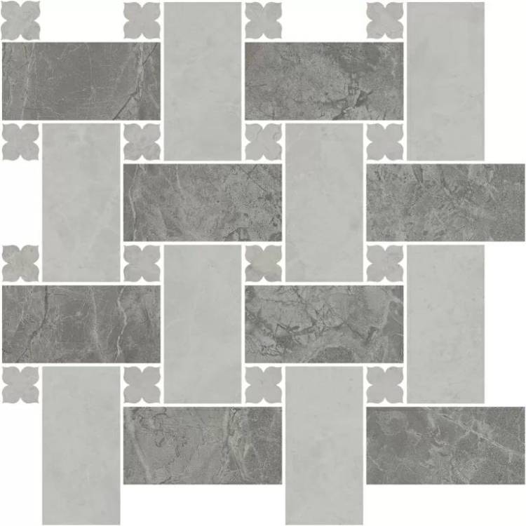 Декор Kerama Marazzi Риальто ID162 2 наборный матовый 43.5x43.5x0.9