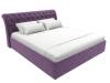 Интерьерная кровать Лига Диванов Сицилия 120888 фиолетовый 180x200 фото 4