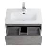 Тумба под раковину Belbagno Kraft 39 KRAFT 39-600/390-2C-SO-CG 60x39x50 Cemento Grigio подвесная с двумя выкатными ящиками фото 4