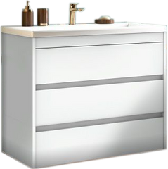 Тумба для комплекта Art&Max Family 100, напольная, Bianco Lucido