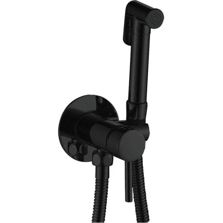 Гигиенический душ Haiba HB5511-7 черный, со смесителем