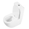 Чаша напольного унитаза BelBagno Amanda BB051CPR безободковая, белая фото 3