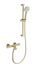 Смеситель для ванны Wonzon & Woghand WW-C2002-A-BG с душем и термостатом, брашированное золото