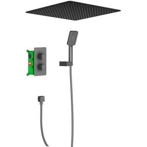 Душевой комплект Timo Petruma SX-5029/03SM черный, с внутренней частью