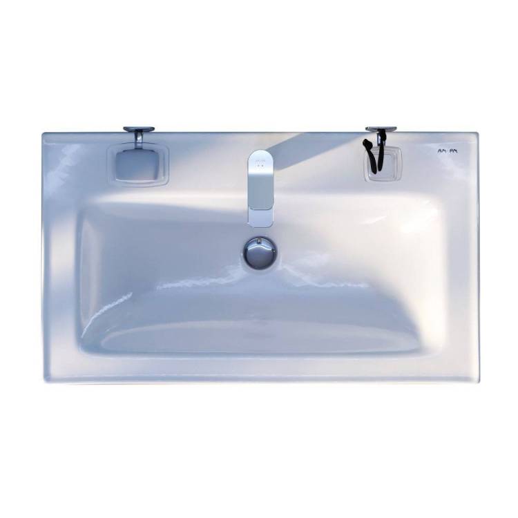 Раковина AM.PM X-Joy M85AWCC0802WG64 керамическая, 80 см, белый глянец