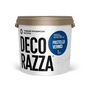 Защитное декоративное покрытие Decorazza Pastello Vernici белое 1 кг